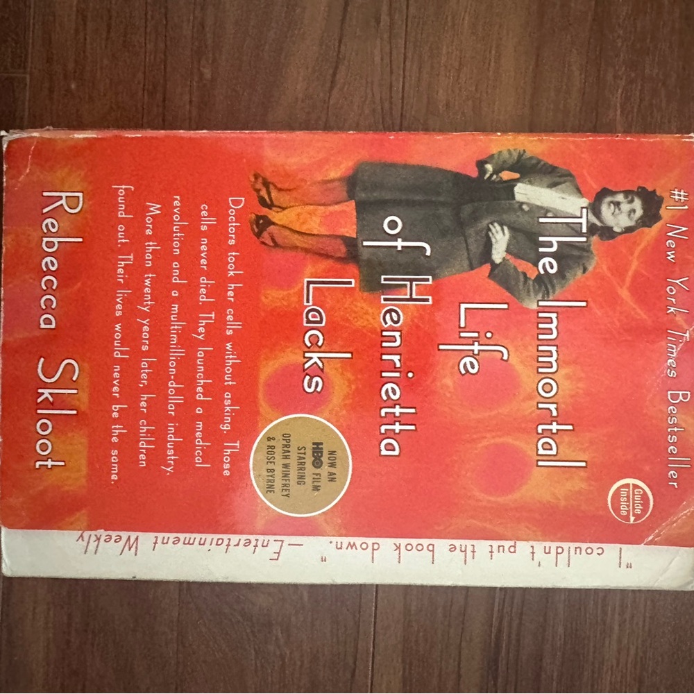 The Immortal Life of Henrietta Lacks Book